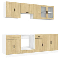 Set Mobili da Cucina 8 pz Porto Rovere Sonoma in Truciolato 3314844