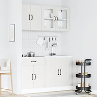 Set Mobili da Cucina 4 pz Kalmar Bianchi Legno Multistrato 3314851