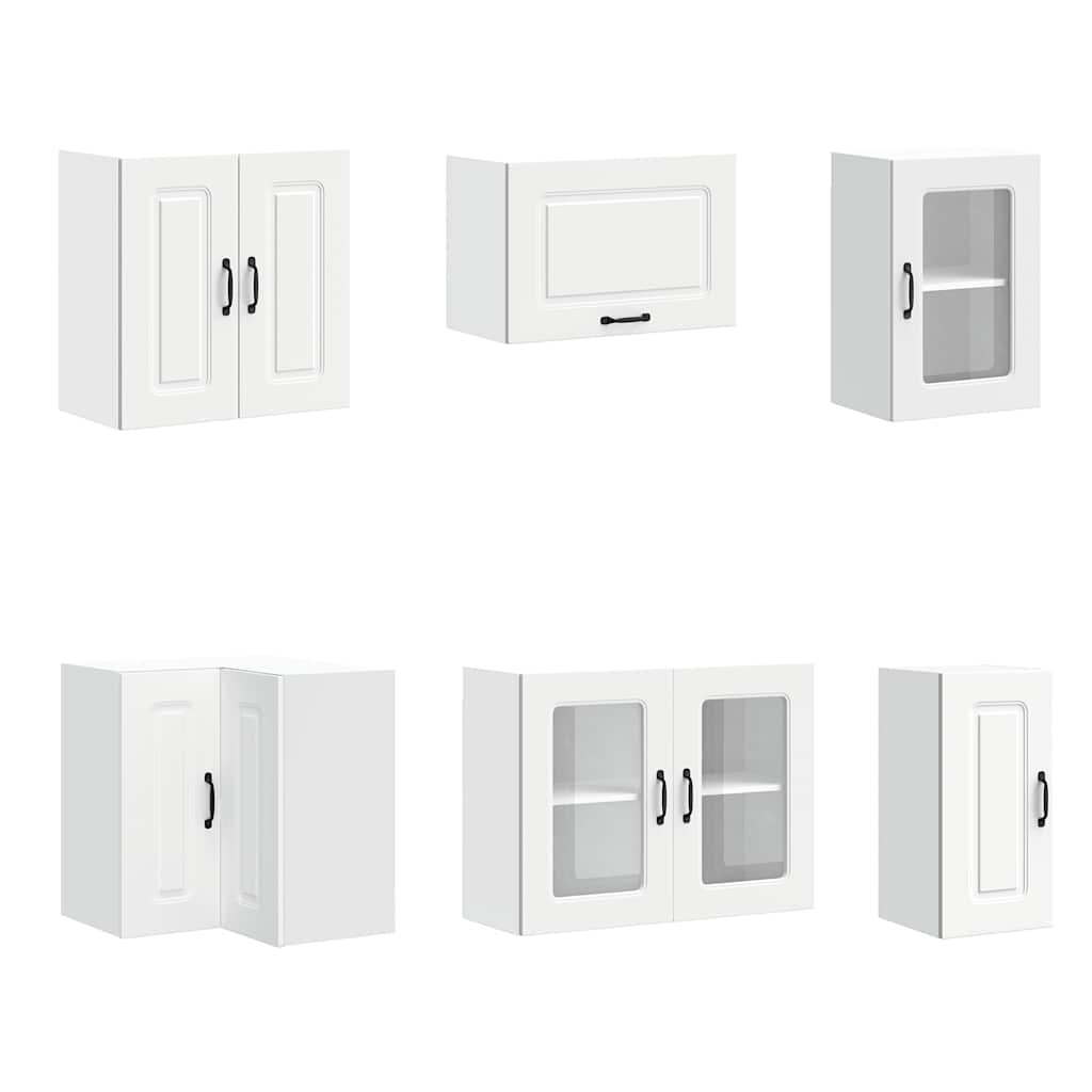 Set Mobili da Cucina 11 pz Kalmar Bianchi Legno Multistrato 3314881