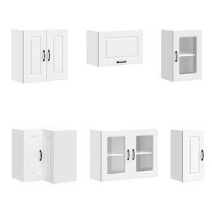 Set Mobili da Cucina 11 pz Kalmar Bianchi Legno Multistrato 3314881