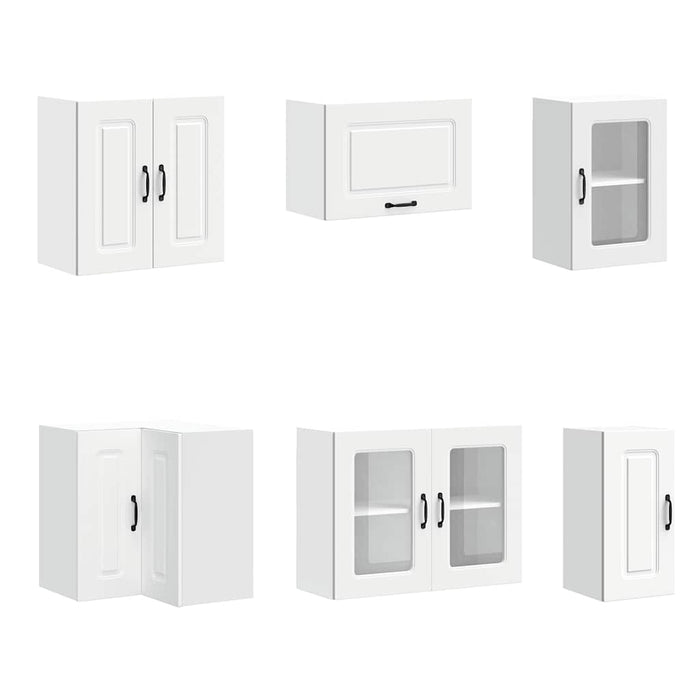 Set Mobili da Cucina 11 pz Kalmar Bianchi Legno Multistrato 3314881