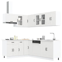 Set Mobili da Cucina 11 pz Kalmar Bianchi Legno Multistrato 3314881