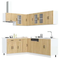Set Mobili da Cucina 11 pz Kalmar Rovere Sonoma in Truciolato 3314884