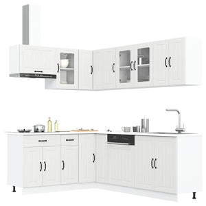 Set Mobili da Cucina 11 pz Lucca Bianchi Legno Multistrato 3314891