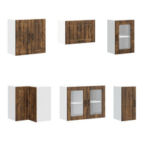 Set Mobili da Cucina 11 pz Lucca Rovere Fumo in Truciolato 3314896