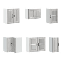 Set Mobili da Cucina 11 pz Lucca Grigio Sonoma in Truciolato 3314897