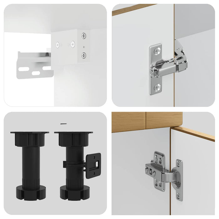 Set Mobili da Cucina 11 pz Porto Rovere Artigianale Truciolato 3314910