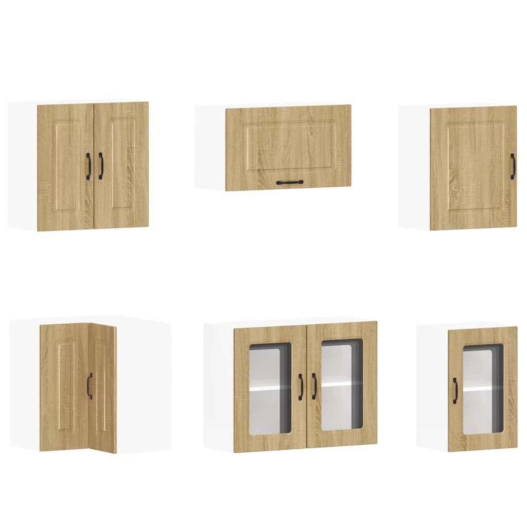 Set Mobili da Cucina 11 pz Kalmar Rovere Sonoma in Truciolato