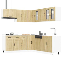 Set Mobili da Cucina 11 pz Kalmar Rovere Sonoma in Truciolato 3314914