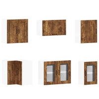 Set Mobili da Cucina 11 pz Kalmar Rovere Fumo Legno Multistrato 3314916