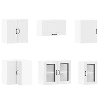 Set Mobili da Cucina 11 pz Lucca Bianchi Legno Multistrato 3314921