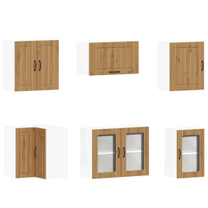 vidaXL Set Mobili da Cucina 11 pz Lucca Rovere Artigianale Truciolato