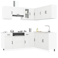 Set Mobili da Cucina 11 pz Lucca Bianchi Legno Multistrato 3314951
