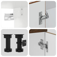 Set Mobili da Cucina 11 pz Lucca Rovere Fumo in Truciolato 3314956