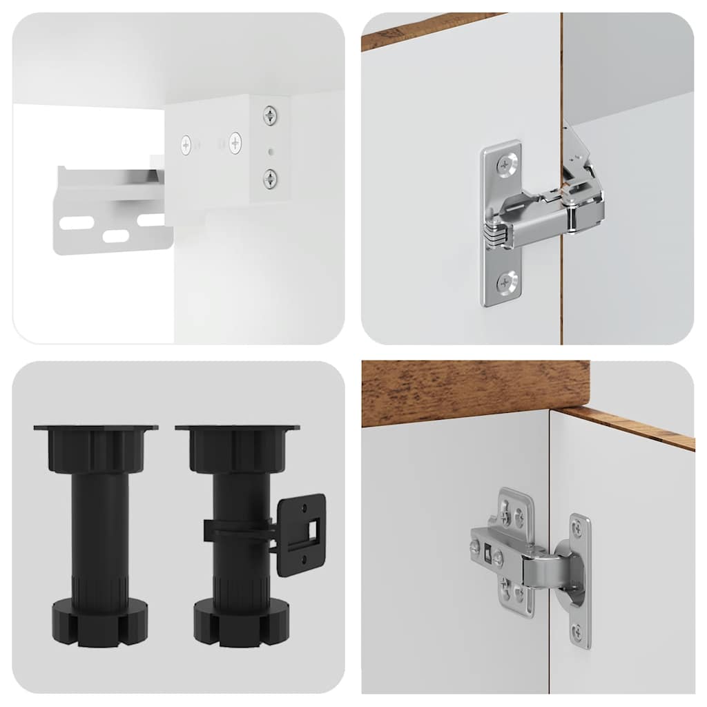 Set Mobili da Cucina 11 pz Lucca Legno Antico in Truciolato 3314959