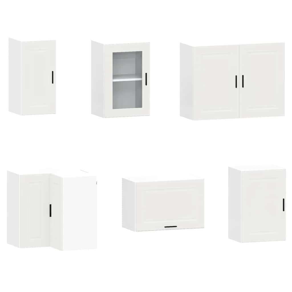 Set Mobili da Cucina 11 pz Porto Bianchi Legno Multistrato