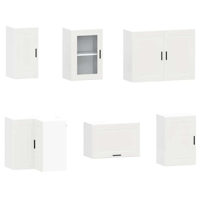 Set Mobili da Cucina 11 pz Porto Bianchi Legno Multistrato