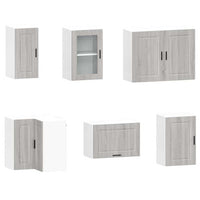 Set Mobili da Cucina 11 pz Porto Grigio Sonoma in Truciolato 3314967