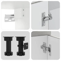 Set Mobili da Cucina 11 pz Porto Grigio Sonoma in Truciolato 3314967