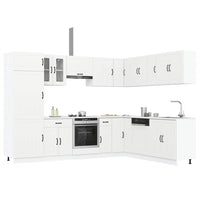 Set Mobili da Cucina 14 pz Lucca Bianchi Legno Multistrato