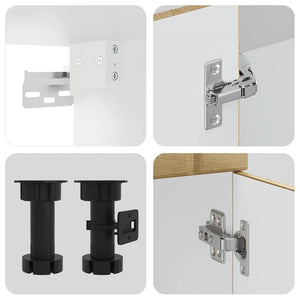 Set Mobili da Cucina 14 pz Lucca Rovere Sonoma in Truciolato 3314984