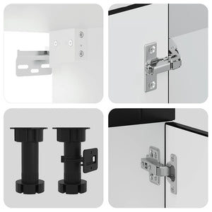 Set Mobili da Cucina 14 pz Porto Neri Legno Multistrato 3314992