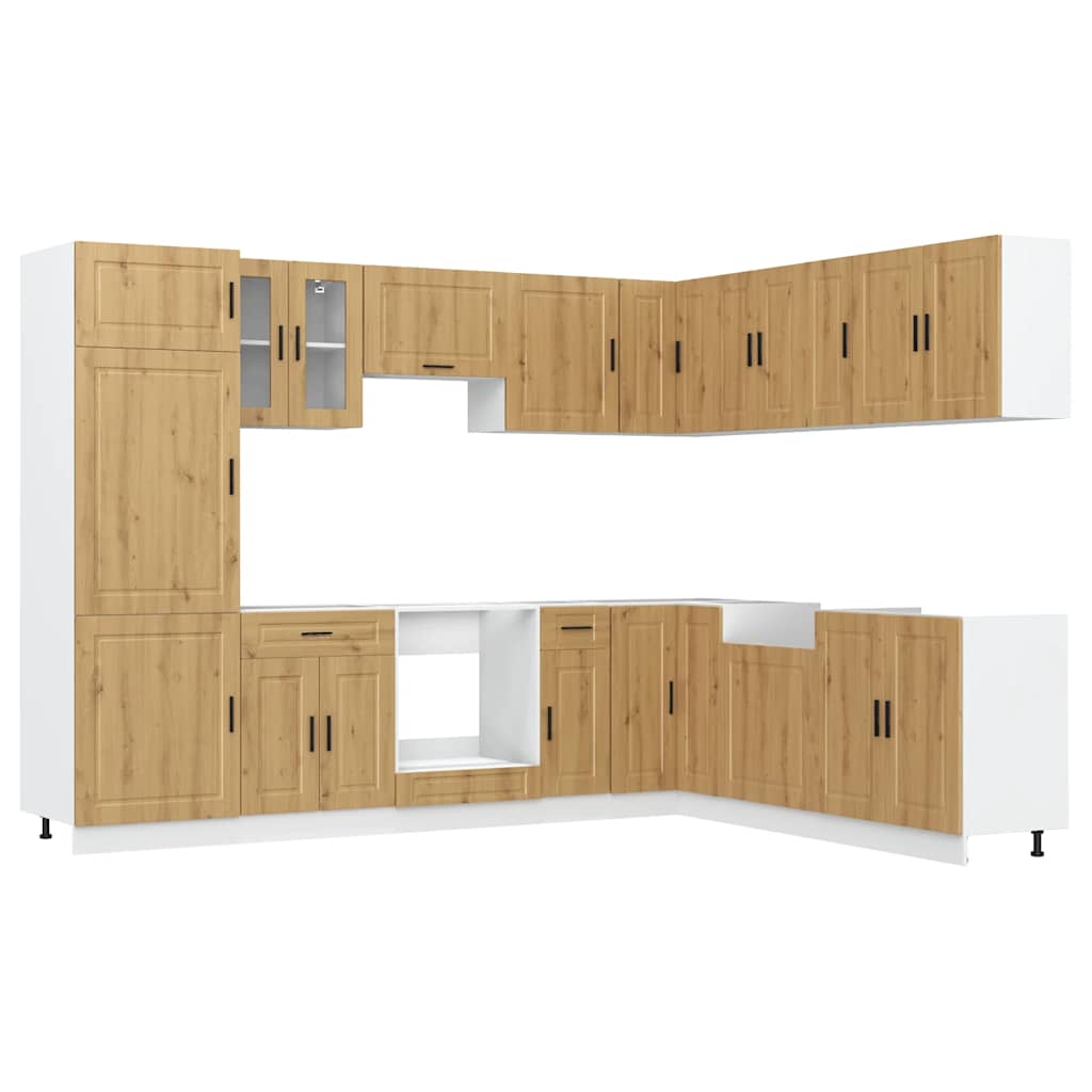 Set Mobili da Cucina 14 pz Porto Rovere Artigianale Truciolato