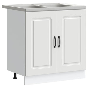 Mobile da cucina Kalmar 2 pcs Bianco 80 x 46 x 81.5 cm 3315001