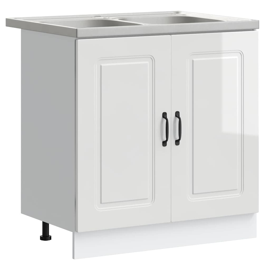 Mobile da cucina Kalmar 2 pcs Bianco 80 x 46 x 81.5 cm 3315003