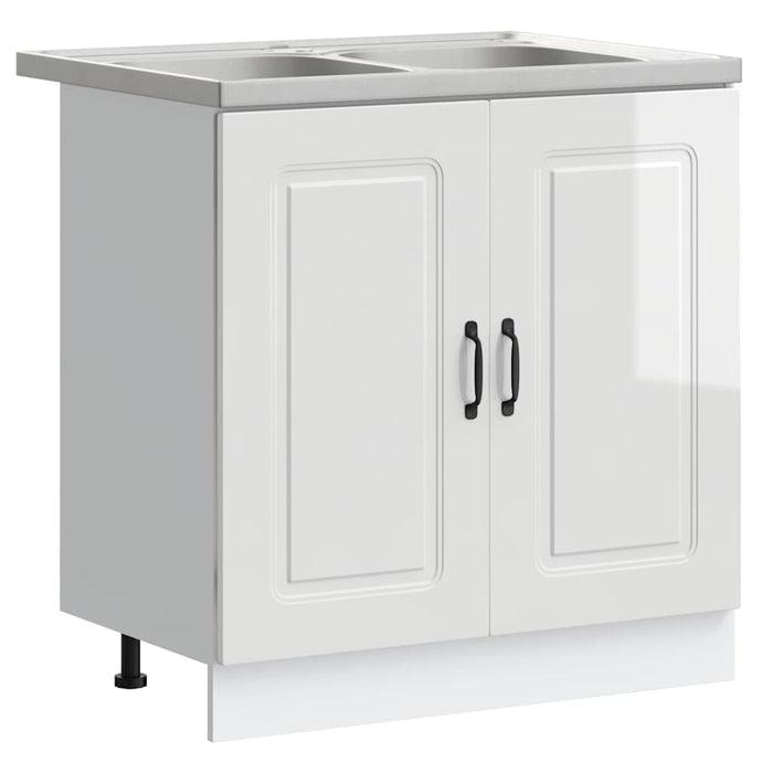 Mobile da cucina Kalmar 2 pcs Bianco 80 x 46 x 81.5 cm 3315003