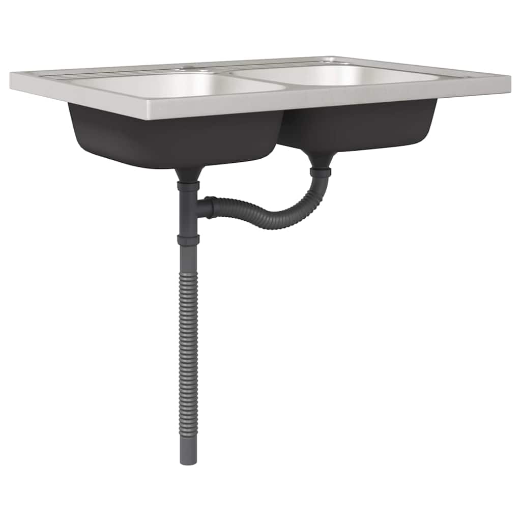 Mobile da cucina Kalmar 2 pcs Bianco 80 x 46 x 81.5 cm 3315003