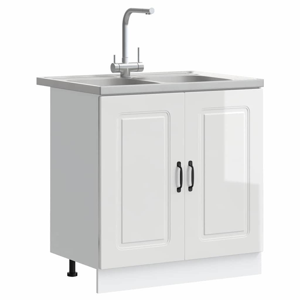 Mobile da cucina Kalmar 2 pcs Bianco 80 x 46 x 81.5 cm 3315003
