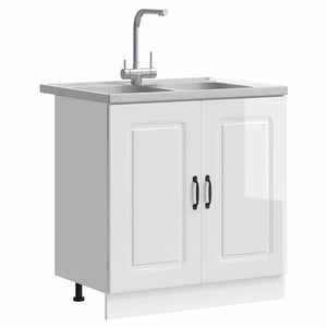 Mobile da cucina Kalmar 2 pcs Bianco 80 x 46 x 81.5 cm 3315003