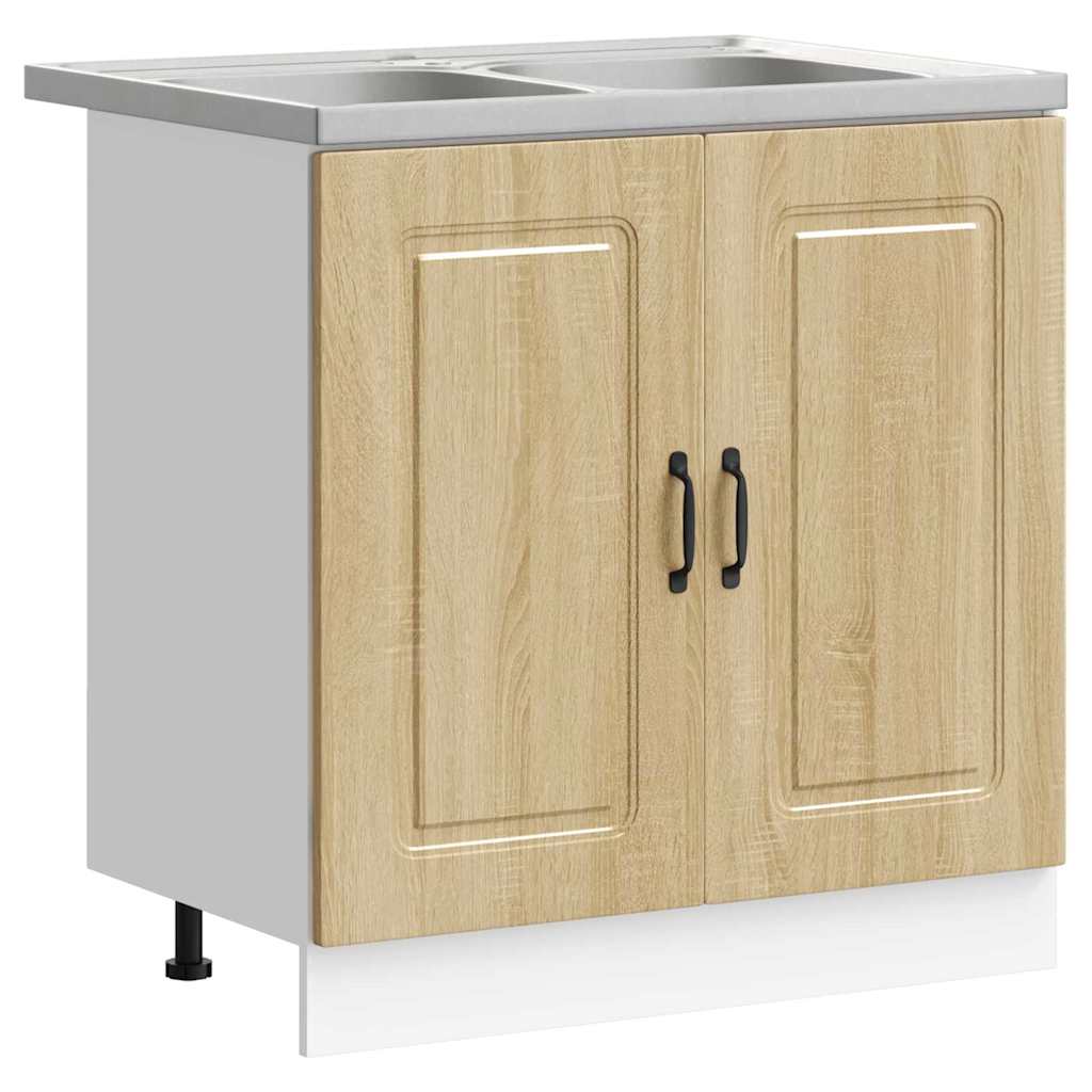 Mobile da cucina Kalmar 2 pcs Marrone 80 x 46 x 81.5 cm 3315004