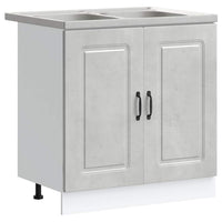 Mobile da cucina Kalmar 2 pcs Grigio 80 x 46 x 81.5 cm 3315005