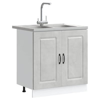 Mobile da cucina Kalmar 2 pcs Grigio 80 x 46 x 81.5 cm 3315005