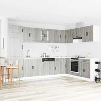Mobile da cucina Kalmar 2 pcs Grigio 80 x 46 x 81.5 cm 3315007