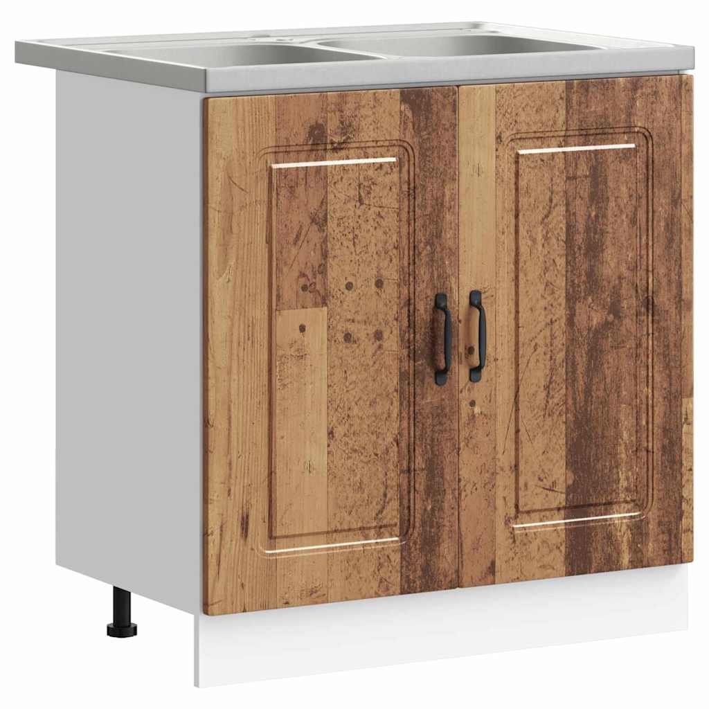 Mobile da cucina Kalmar 2 pcs Marrone 80 x 46 x 81.5 cm 3315009