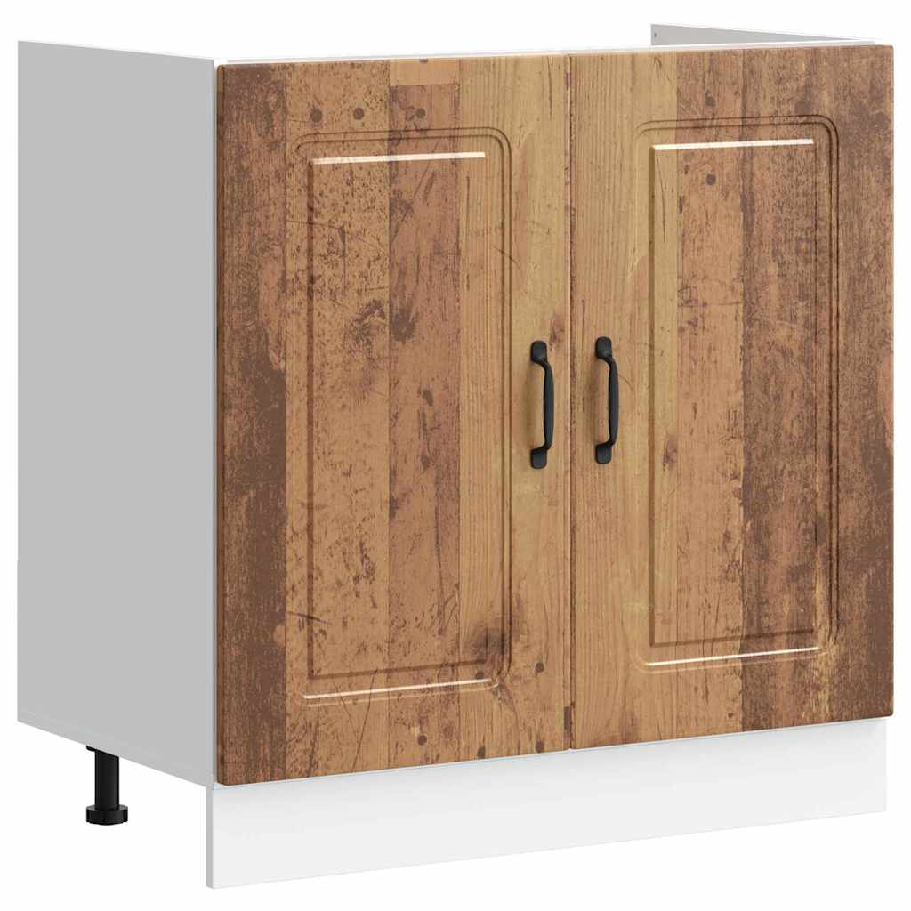 Mobile da cucina Kalmar 2 pcs Marrone 80 x 46 x 81.5 cm 3315009