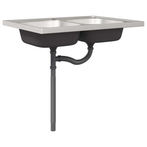 Mobile da cucina con porta Lucca Rovere fumé 80 x 46 x 81,5 cm 3315016