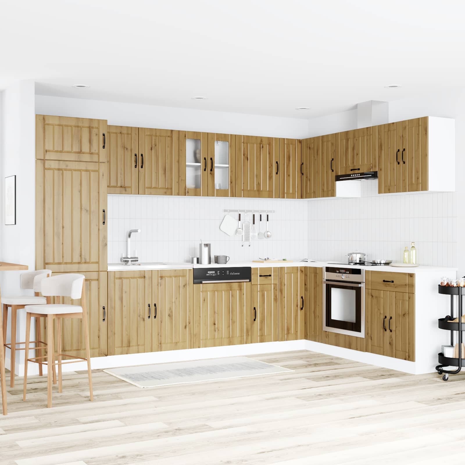 Mobile da cucina Lucca Rovere artigianale 80 x 46 x 81,5 cm 3315020