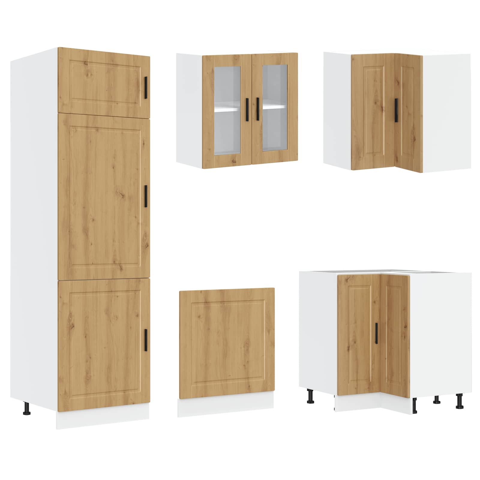 Mobiletto per lavabo con porta-Armadietto da bagno Porto Nero 80 x 46 x 81,5 cm