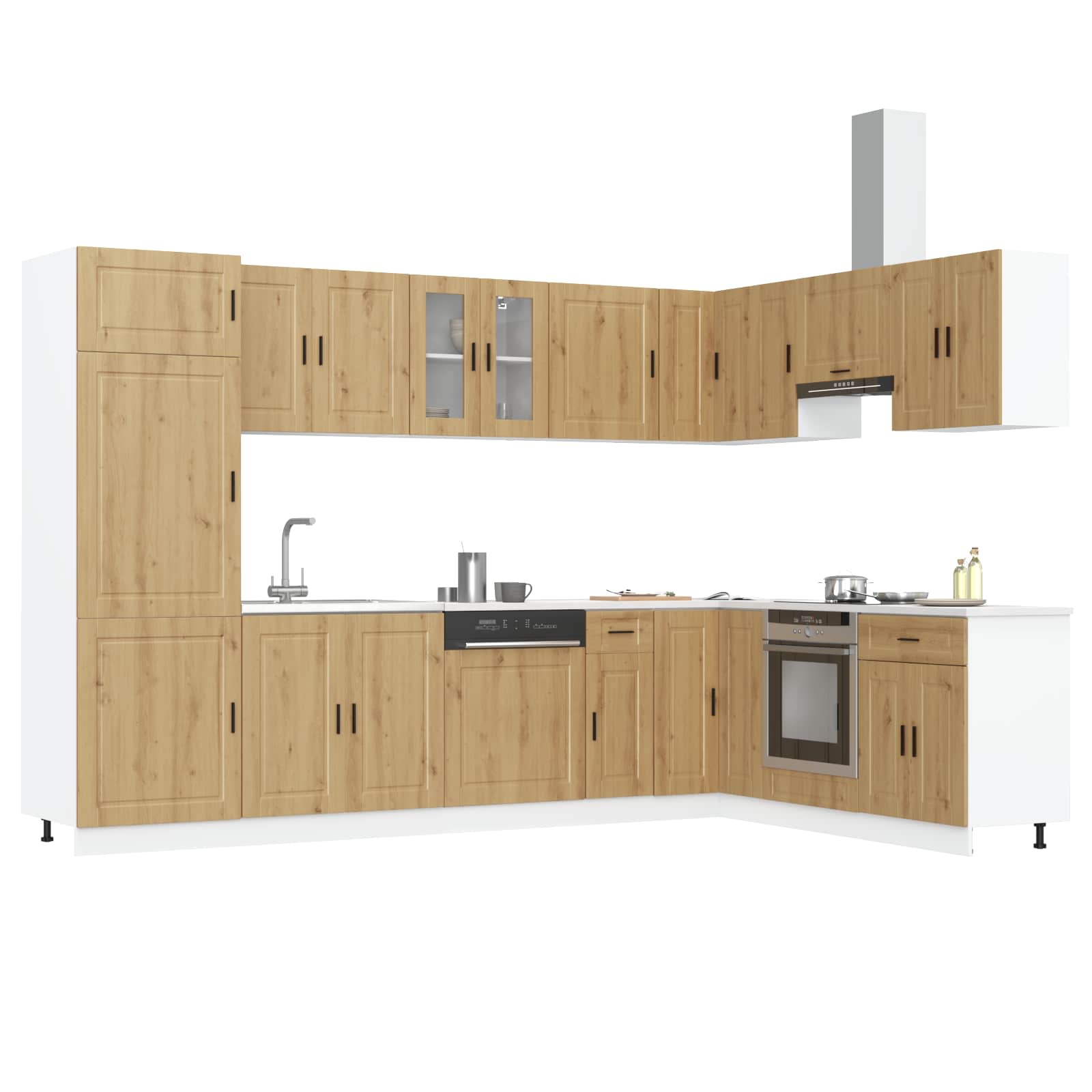 Mobiletto per lavabo con porta-Armadietto da bagno Porto Nero 80 x 46 x 81,5 cm