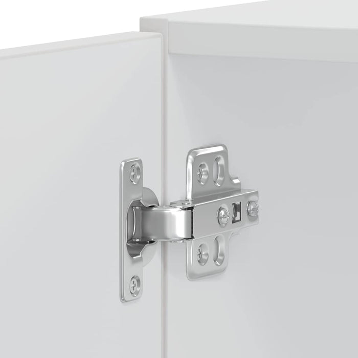 vidaXL Armadi Forno 2 pz Lucca Bianchi in Legno Multistrato