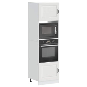 Armadi Forno 2 pz Lucca Bianchi in Legno Multistrato 3315031