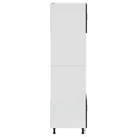 Armadi Forno 2 pz Kalmar Neri in Legno Multistrato 3315032