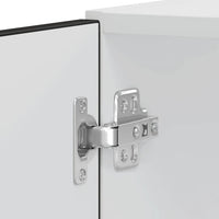 vidaXL Armadi Forno 2 pz Kalmar Neri in Legno Multistrato