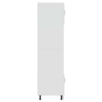 Armadi Forno 2 pz Kalmar Bianchi Lucido in Legno Multistrato 3315033