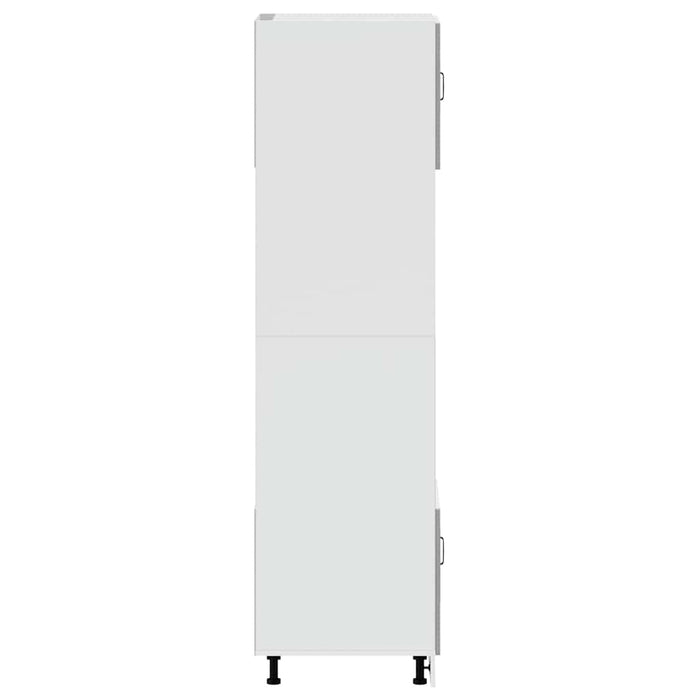 Armadi Forno 2 pz Lucca Grigio Cemento in Legno Multistrato