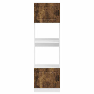 Armadi Forno 2 pz Kalmar Rovere Fumo in Legno Multistrato 3315036